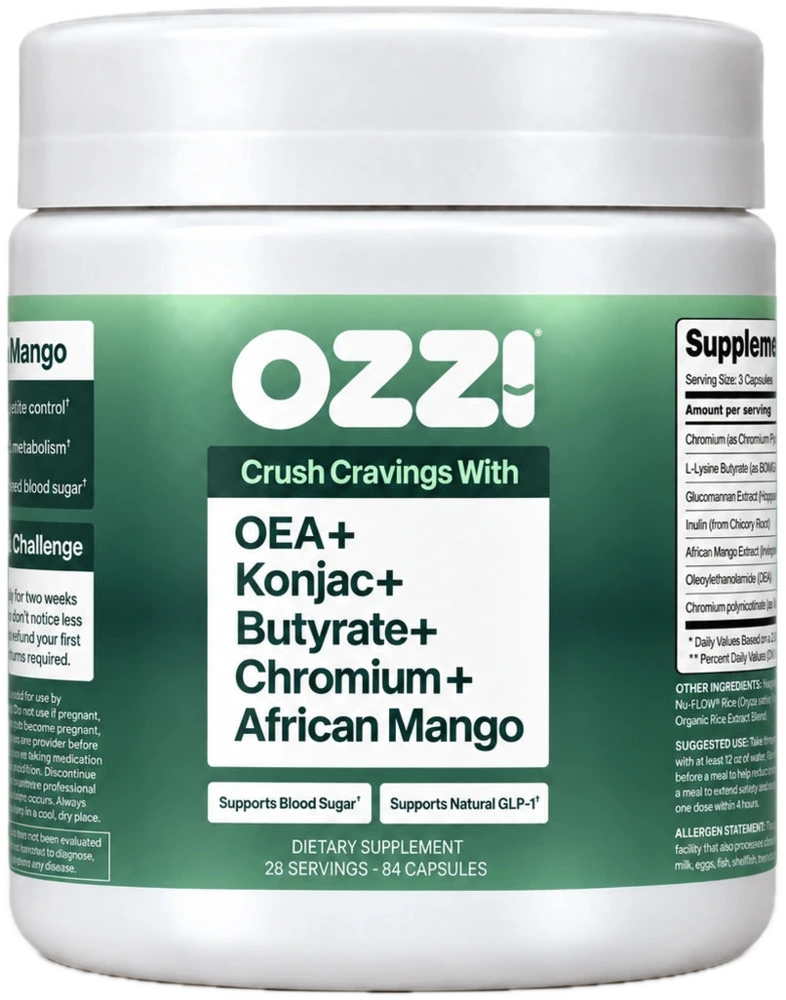 Ozzi Natural GLP-1 Capsules bottle